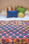 Vintage Kantha Cotton Bedspread - 07