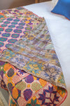 Vintage Kantha Cotton Bedspread - 07