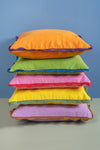 Bright Tones Block Colour Cotton Cushion Cover