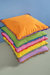 Bright Tones Block Colour Cotton Cushion Cover