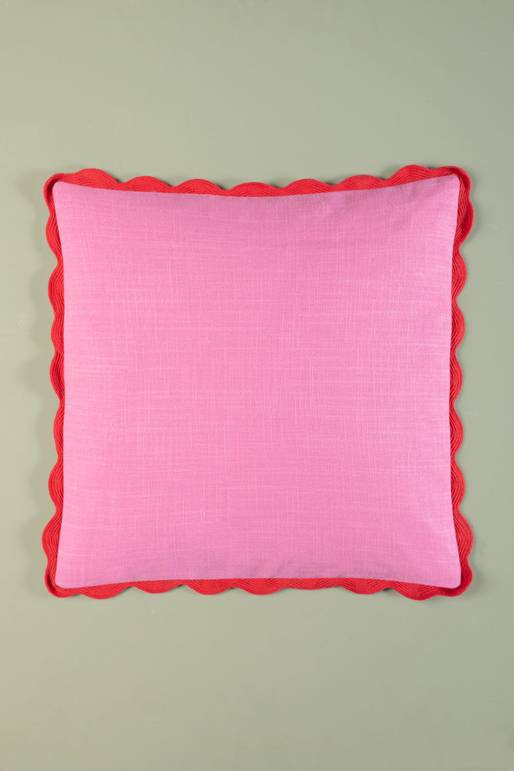 Berry Block Colour Cotton Cushion Cover