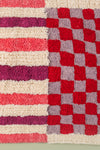 Stripe & Check Tufted Cushion Cover