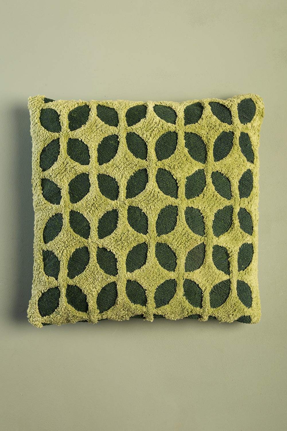 Greenwich Tufted & Embroidered Cushion Cover