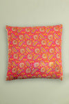 vintage kantha cushion