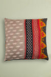 vintage kantha cushion