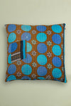 vintage kantha cushion