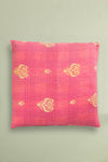 vintage kantha cushion