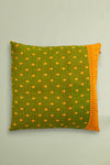 vintage kantha cushion