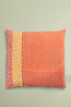 vintage kantha cushion