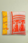 vintage kantha cushion