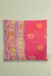 vintage kantha cushion