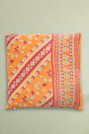 vintage kantha cushion