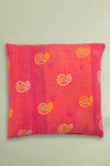 vintage kantha cushion