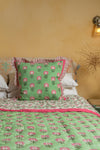 Laurel & Taffy Block Print Cushion Cover