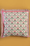 Laurel & Taffy Block Print Cushion Cover