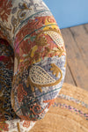 Embroidered Kantha Panelled Cocktail Sofa - 02