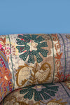 Embroidered Kantha Panelled Cocktail Sofa - 02