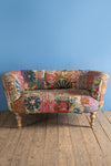 Embroidered Kantha Panelled Cocktail Sofa - 03