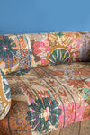 Embroidered Kantha Panelled Cocktail Sofa - 03