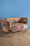 Embroidered Kantha Panelled Cocktail Sofa - 03