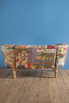 Embroidered Kantha Panelled Cocktail Sofa - 03