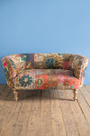 Embroidered Kantha Panelled Cocktail Sofa - 04