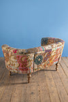 Embroidered Kantha Panelled Cocktail Sofa - 04