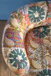 Embroidered Kantha Panelled Cocktail Sofa - 05