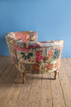 Embroidered Kantha Panelled Cocktail Sofa - 05