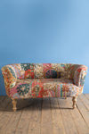 Embroidered Kantha Panelled Cocktail Sofa - 01