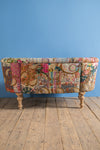 Embroidered Kantha Panelled Cocktail Sofa - 01