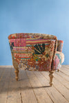 Embroidered Kantha Panelled Cocktail Sofa - 01