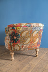 Embroidered Kantha Panelled Cocktail Sofa - 01