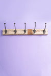 Antique Style Five Hook Rack - 109