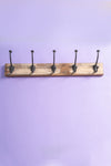 Antique Style Five Hook Rack - 117