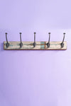 Antique Style Five Hook Rack - 121