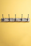 Antique Style Five Hook Rack - 123