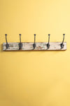 Antique Style Five Hook Rack - 141