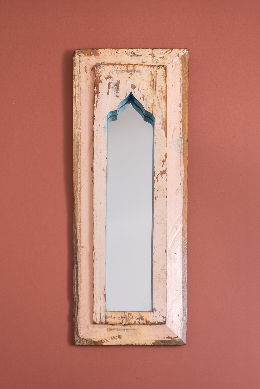 Vintage Wooden Mirror - 1010