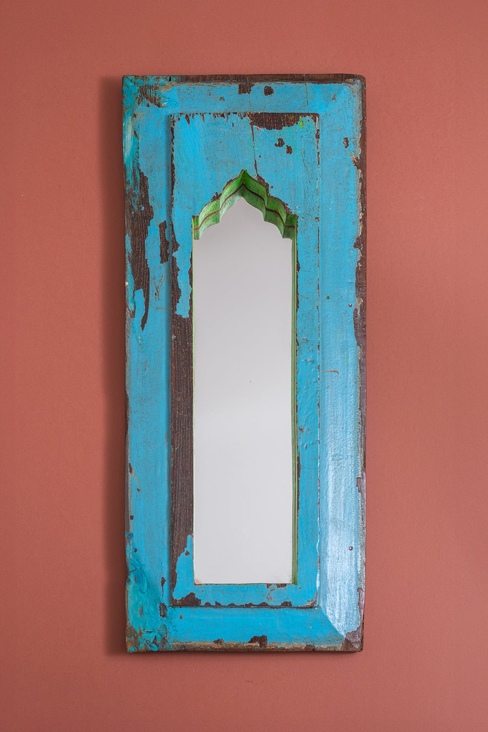 Vintage Wooden Mirror - 1014