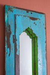 Vintage Wooden Mirror - 1014