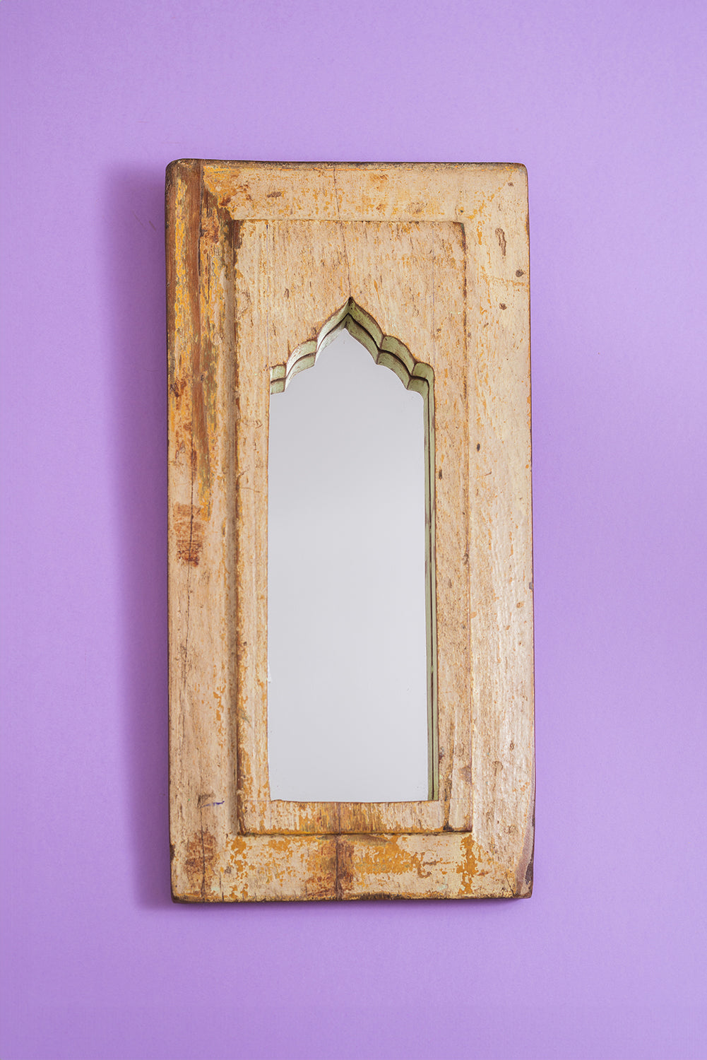 Vintage Wooden Mirror - 1017