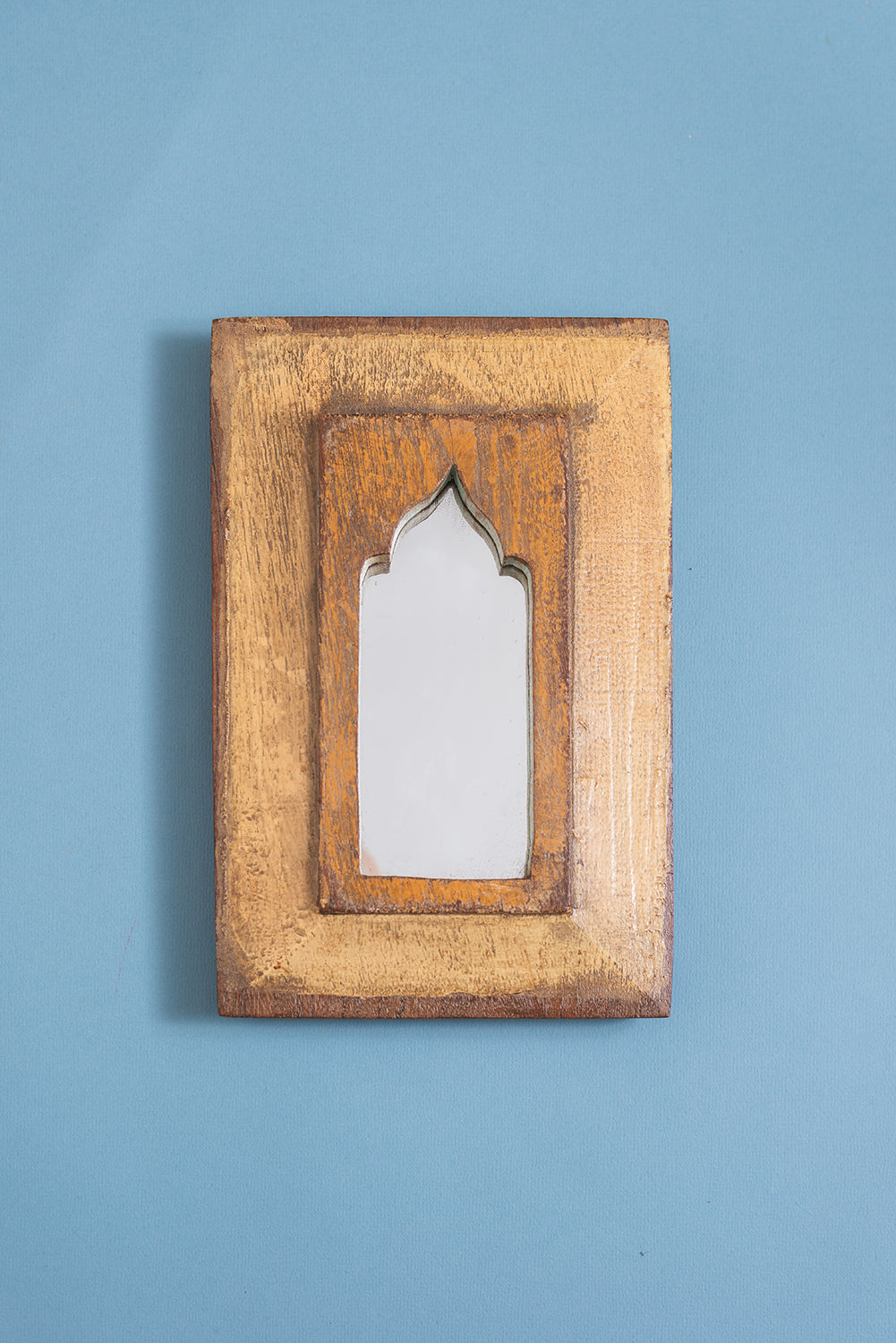 Vintage Wooden Mirror - 983