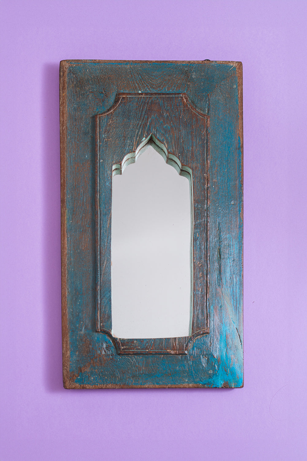 Vintage Wooden Mirror - 989