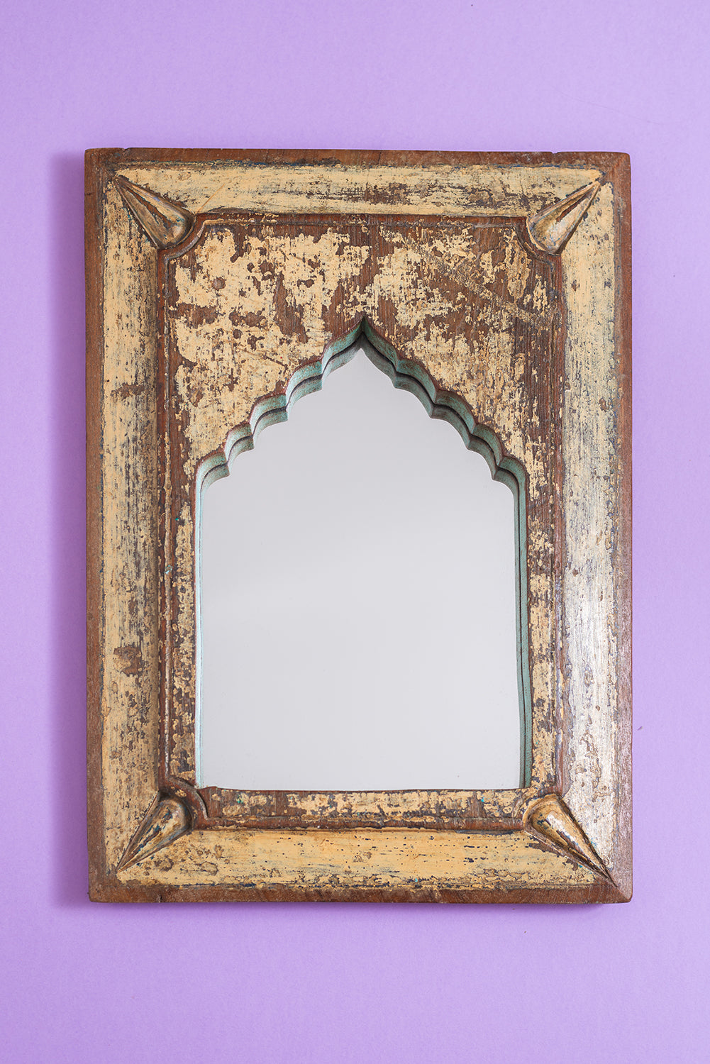 Vintage Wooden Mirror - 992