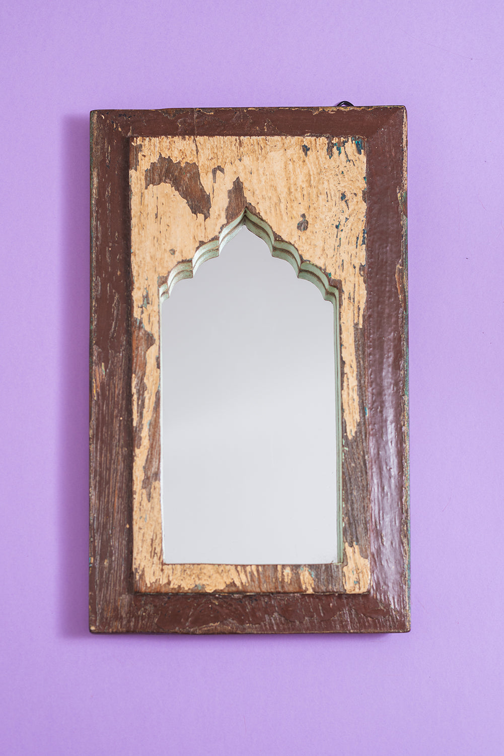 Vintage Wooden Mirror - 999