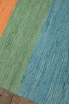 Earth Tones Striped Recycled Runner Rug