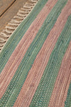 Stripe Trio Recycled Runner Rug