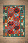 Vintage Afghan Kilim Rug - 01