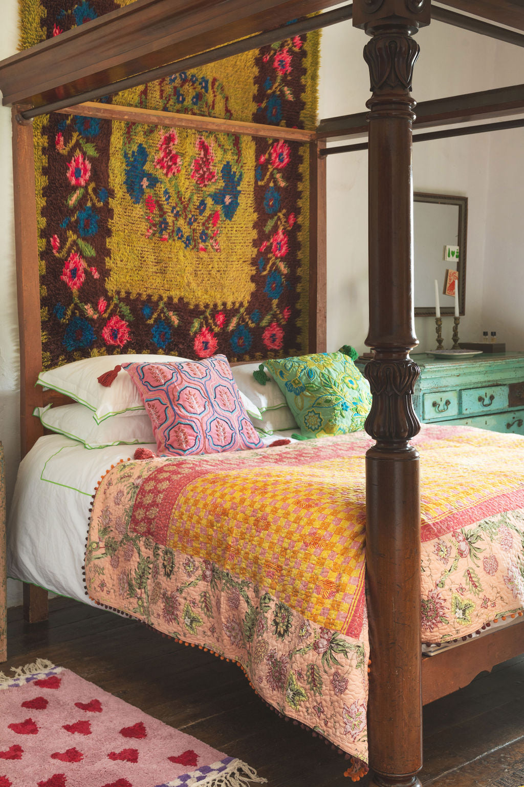 Fusion Kantha Quilt - 139